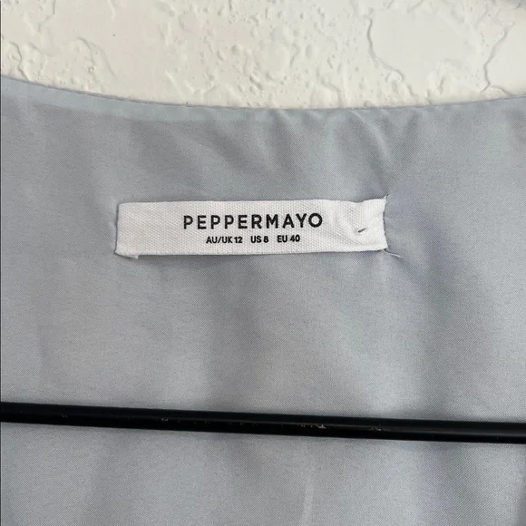 Pepper Mayo Plaid V Neck Mini Dress - Picture 6 of 9